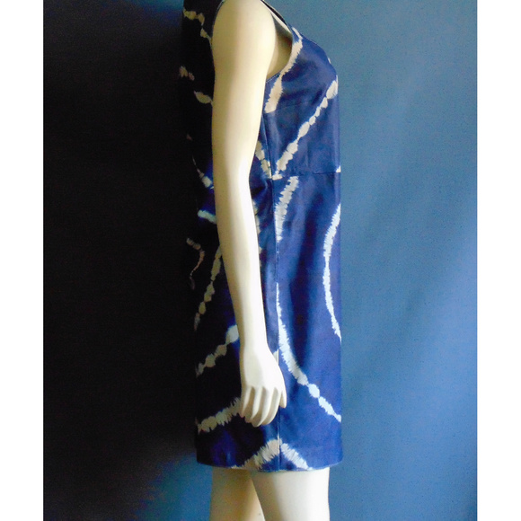 Tory Burch Justine Tie Dye Leather Dress 10 - Picture 3 of 5